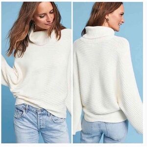 Cozy White Turtleneck Sweater